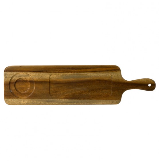 Acacia Wood Large Rectangle Handled Board